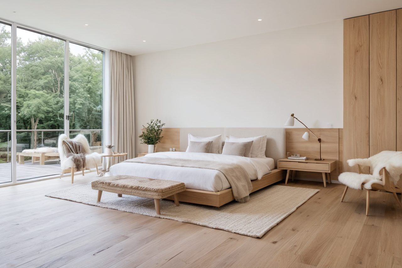 Quarto no estilo Escandinavo