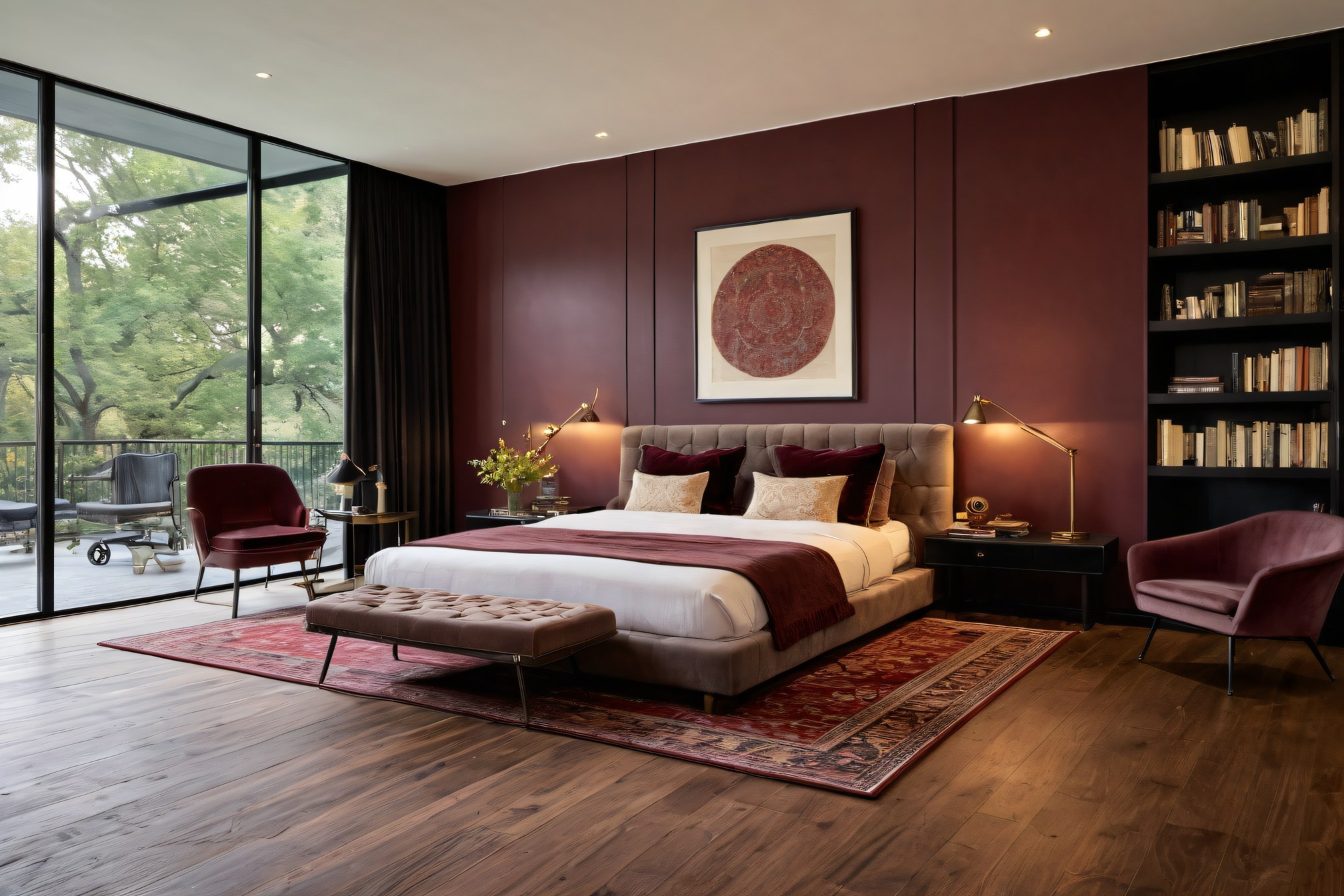 Quarto no estilo Eclético